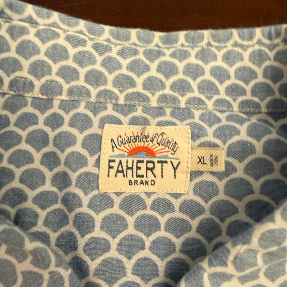 Faherty
Playa Regular Fit Button Down Stretch Sho… - image 7